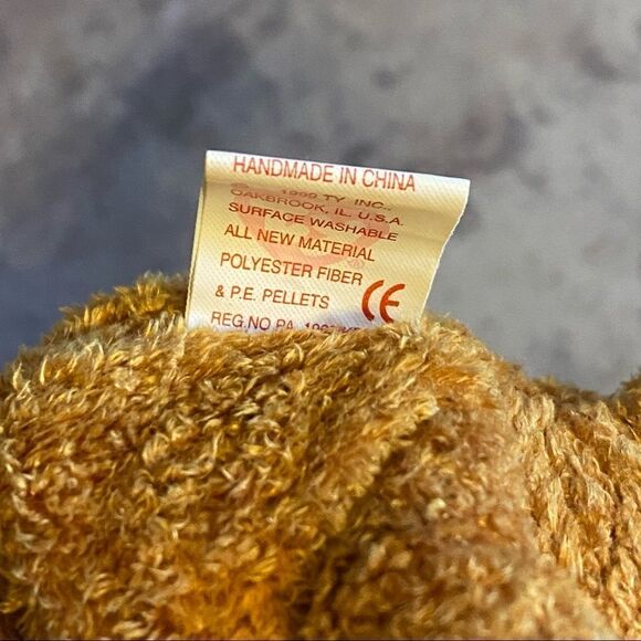 TY Beanie Baby Fuzz Bear 1998 NEW Vintage 90s Collectible - Picture 5 of 6